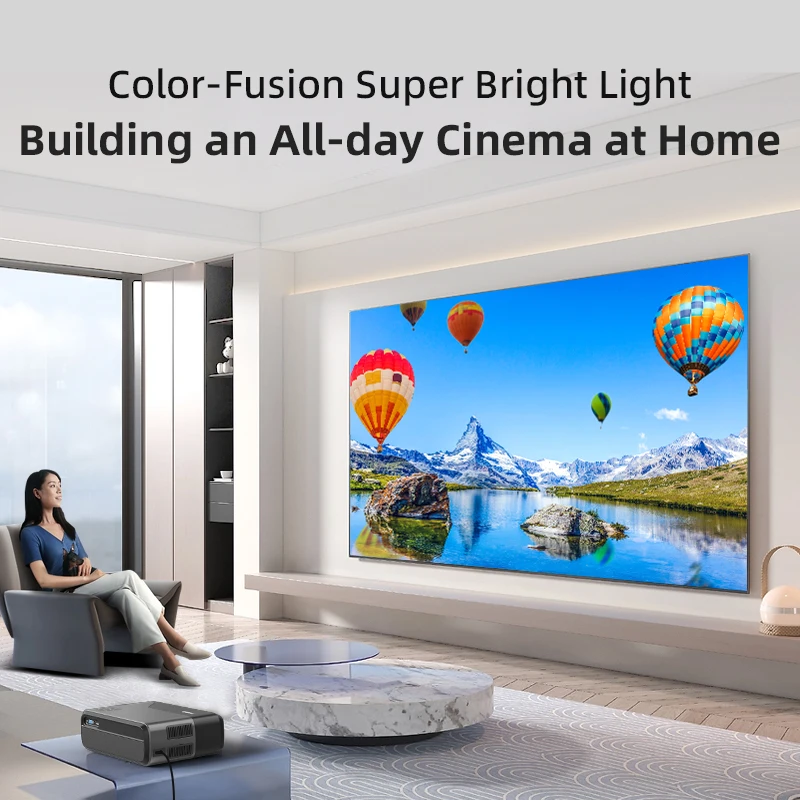 4K HDR LED Smart Projector Full HD 1080P 5G WiFi Android 11 TV Portable Home Theater Projetor 3D Auto Focus with Dolby Audio portable projector laser projector