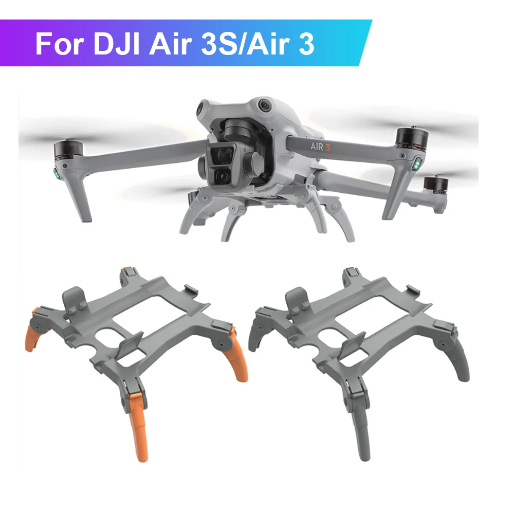 Adjustable Booster Spider Kickstand Foldable Landing Gear For AIR 3S/AIR 3 Portable Drone Booster Kickstand Drone Accessories