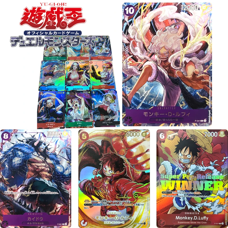 

Обезьянка цельная, 2 шт./комплект Luffy Kaidou DIY коллекция самодельных бронзовых карт, Рождественский подарок на день рождения, игрушки для игр