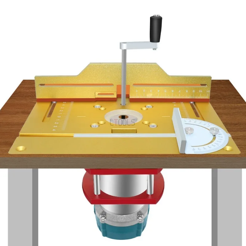 aluminio-router-table-insert-plate-woodworking-tool-set-com-miter-gauge-e-sliding-tenoning-fence-para-router-table-atualizado