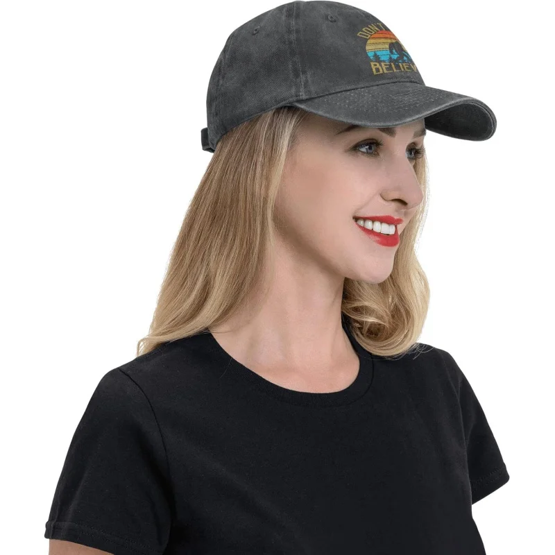 Bigfoot Hats for Men Women, Funny Adjustable Cotton Wild Big Foot Baseball Cap