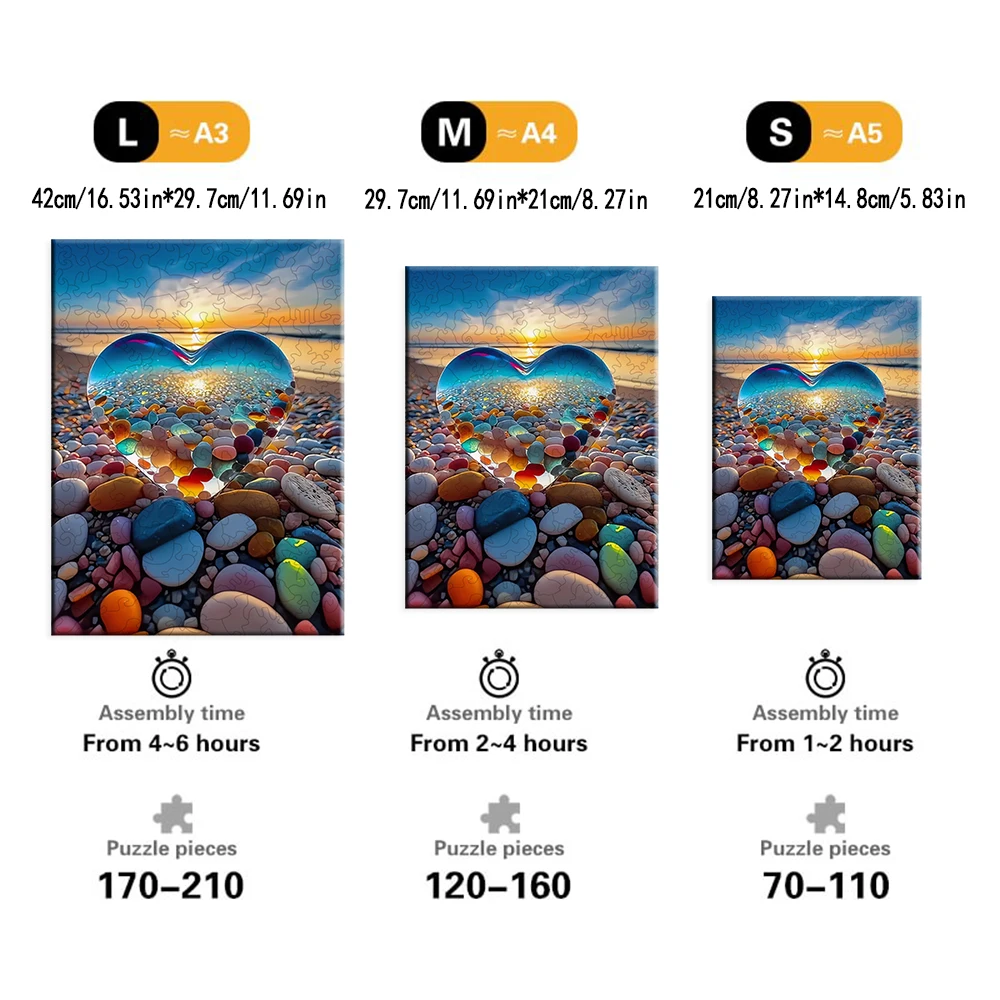 Beach Wooden Puzzles for Advanced Players