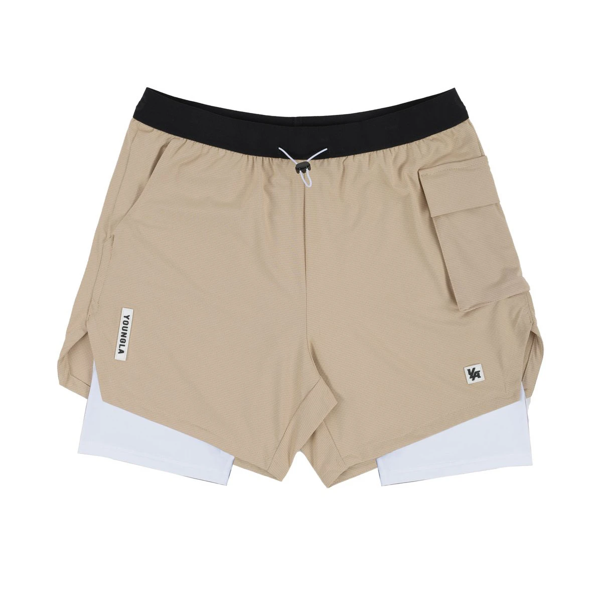 Sommer-Laufshorts für Herren, 2-in-1-Doppeldeck, schnelltrocknend, Bodybuilding, Fitness, Joggen, Workout, Training, Sport, kurze Hose für Männer