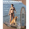 BM Paddle Board Inflatable Stand Up Paddle Board, SUP Paddleboard for Adult, Premium Accessories Non-Slip EVA Deck and Foam Han