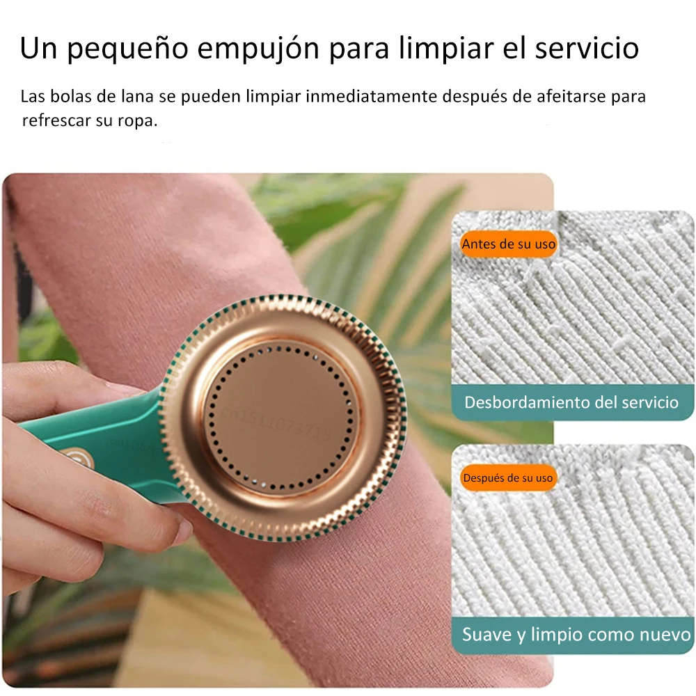 Removedor de pelusa eléctrico recargable, afeitadora de tela de pellets para ropa, eliminador de pelusa portátil, bolas de pelo, eliminadores de pelusas