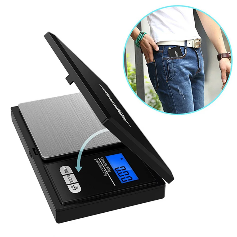 Digital Gold Jewelry Scale 1kg 0.1g High Precision Stainless Steel