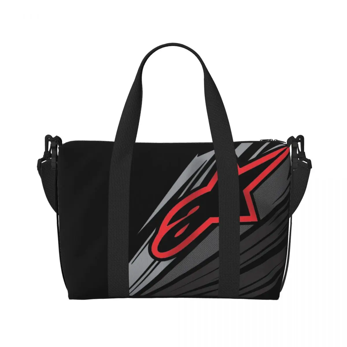 Motocross Enduro Cross Tote Bag for Women Big Capacity Gym Beach Travel Bags