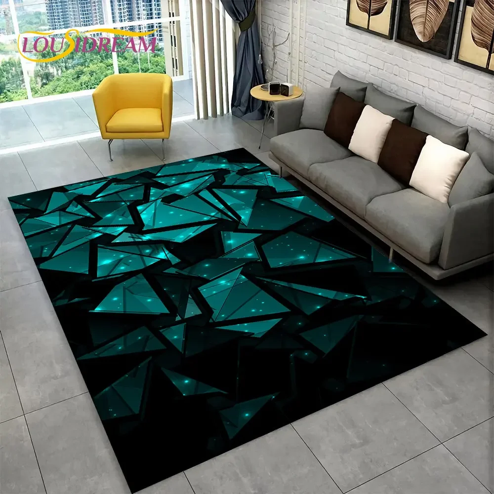 3D Geometric Illusion Rug 6