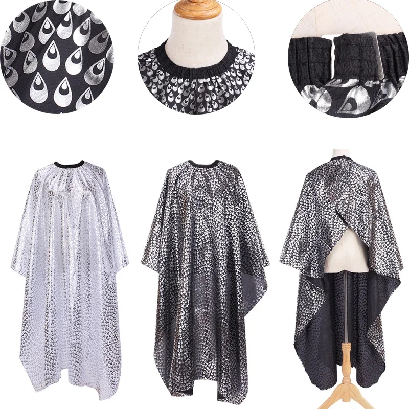 Haircut Hairdressing Barber Feather Cloth Adults Home Salon Waterproof Feather Hairdressing Cloth Apron Hair Cut Gown Cape New Haircut Cape Hairdressing Cape