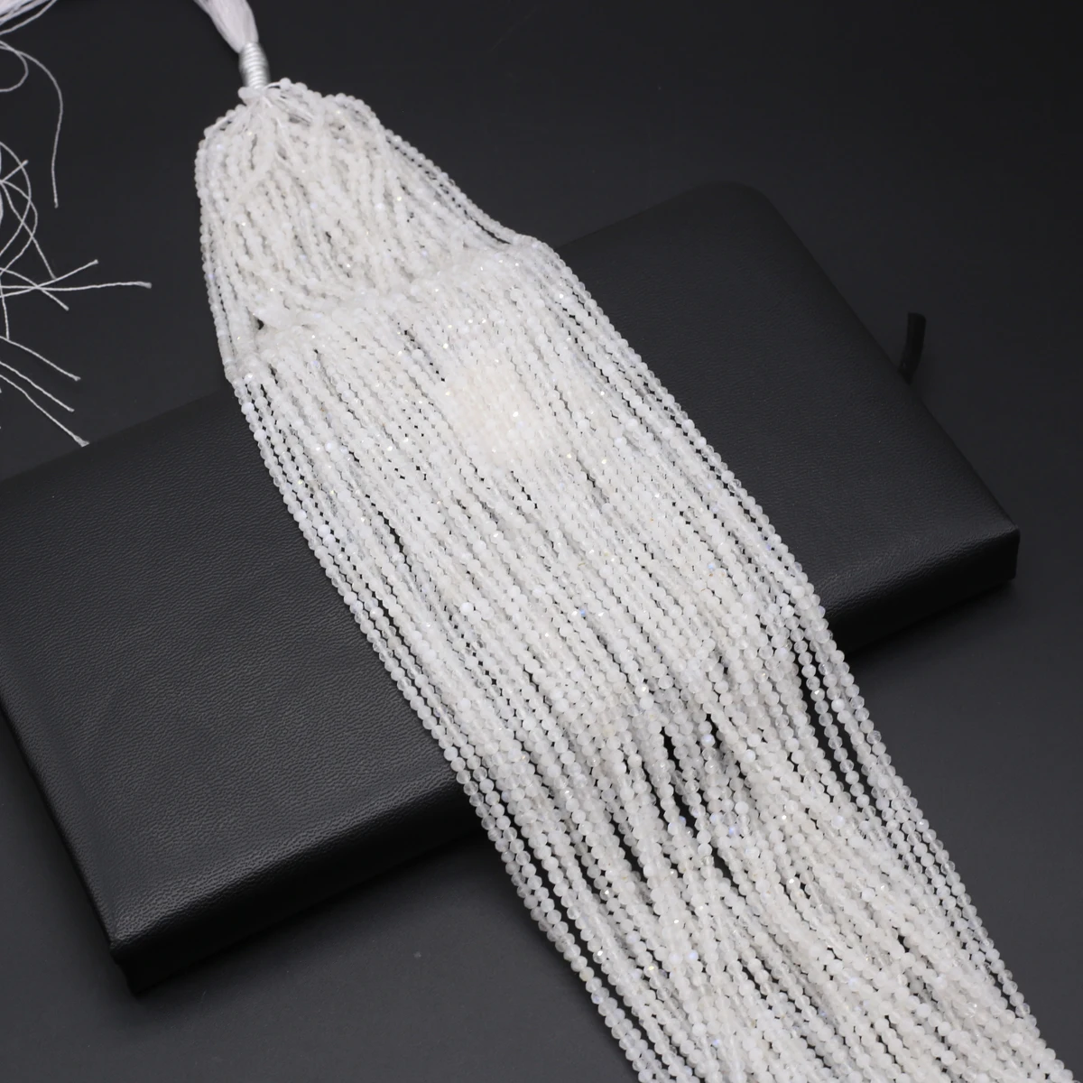 5 Strings Wholesale 3A Natural Clear Quartz Loose Spacing Beaded Jewelry Making DIY Necklaces Bracelet Earrings Accessories