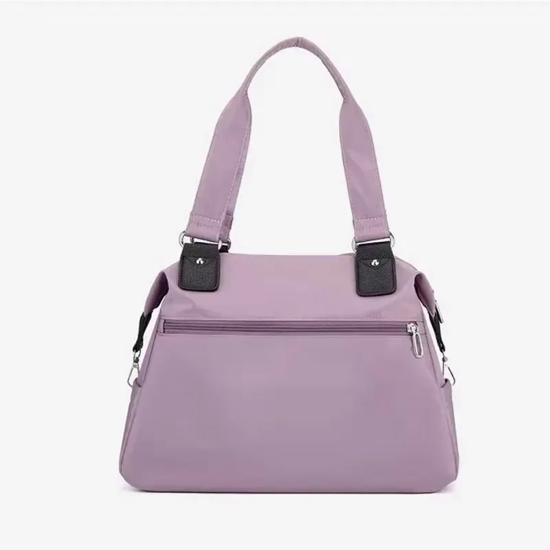 Women's Waterproof Nylon Tote Bag - Large Capacity Shoulder and Crossbody Handbag