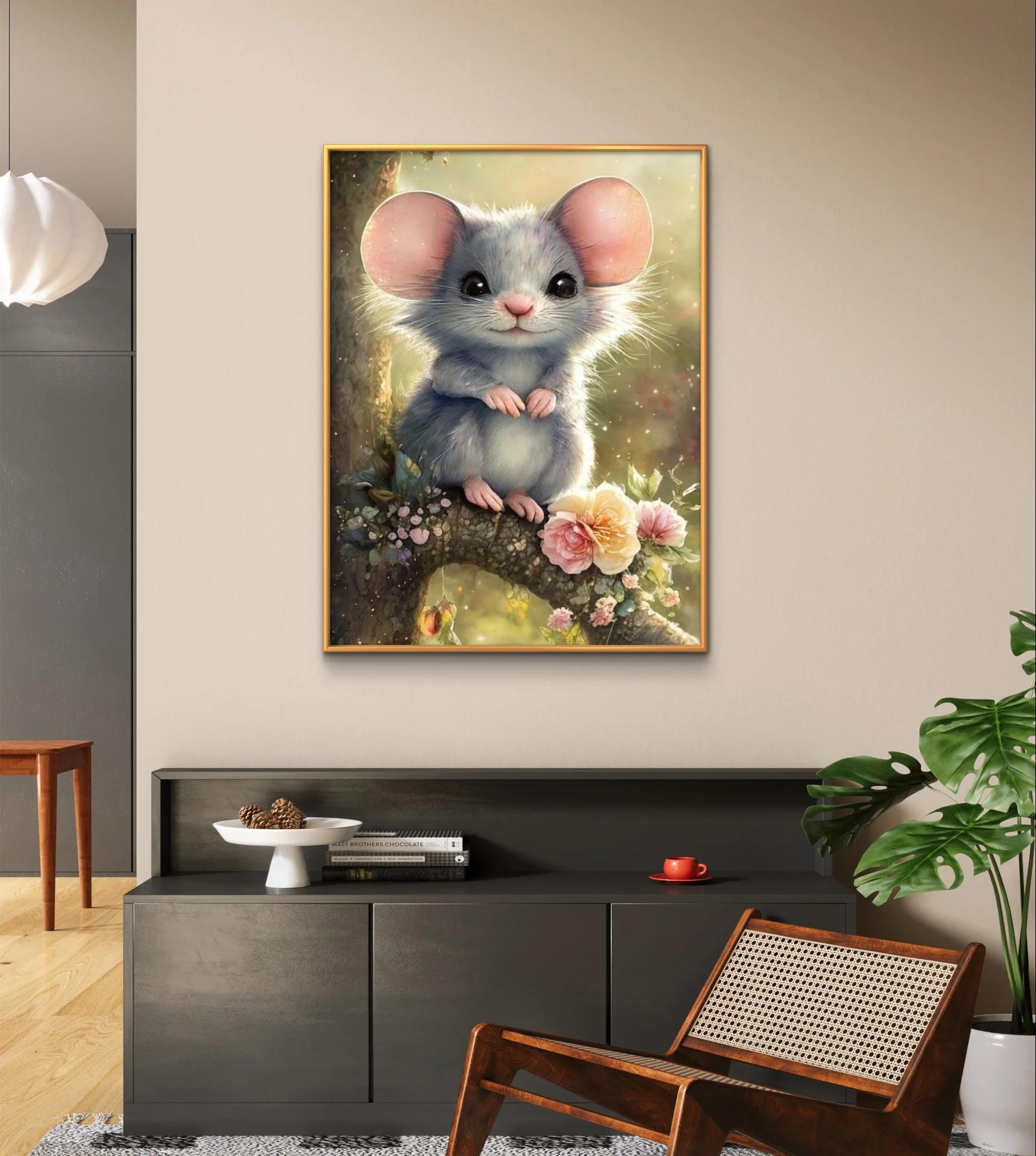Hamster DIY 5D Diamond Painting Cartoon Mouse Diamond Embroidery Mosaic Oil Painting Kids Handicraft Home Decor