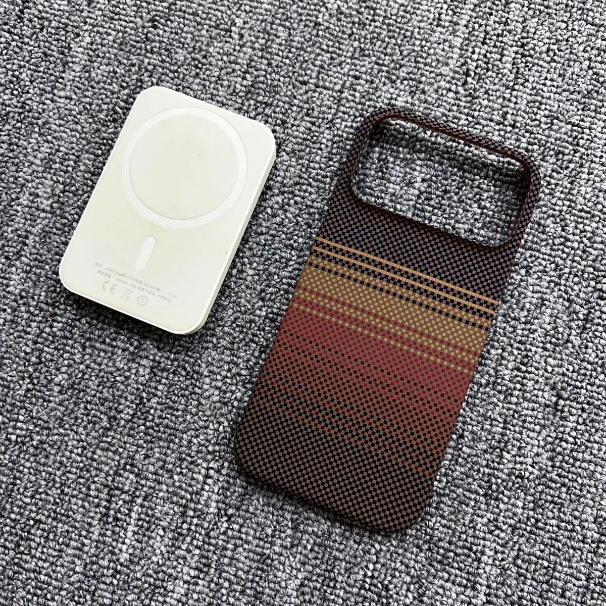 ตัวเลือกสินค้า เคสกันกระแทก คาร์บอนไฟเบอร์ ลายพระอาทิตย์ตก สำหรับ iPhone 17/16/15/14/13/12 Pro Max