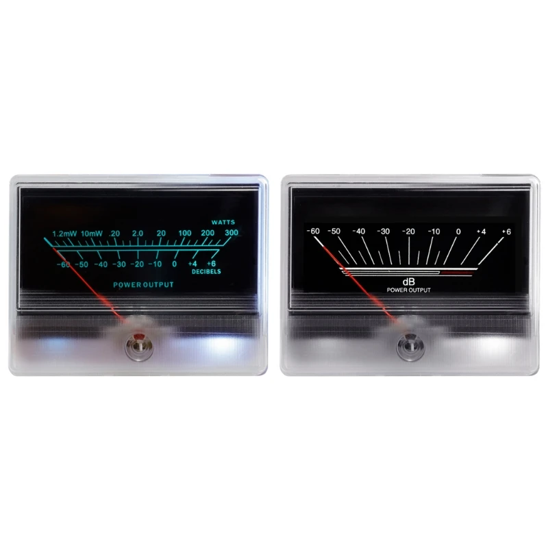 

VU Ammeter Meter Power Discharge Flat Meter Mixer Power Meter with Backlight