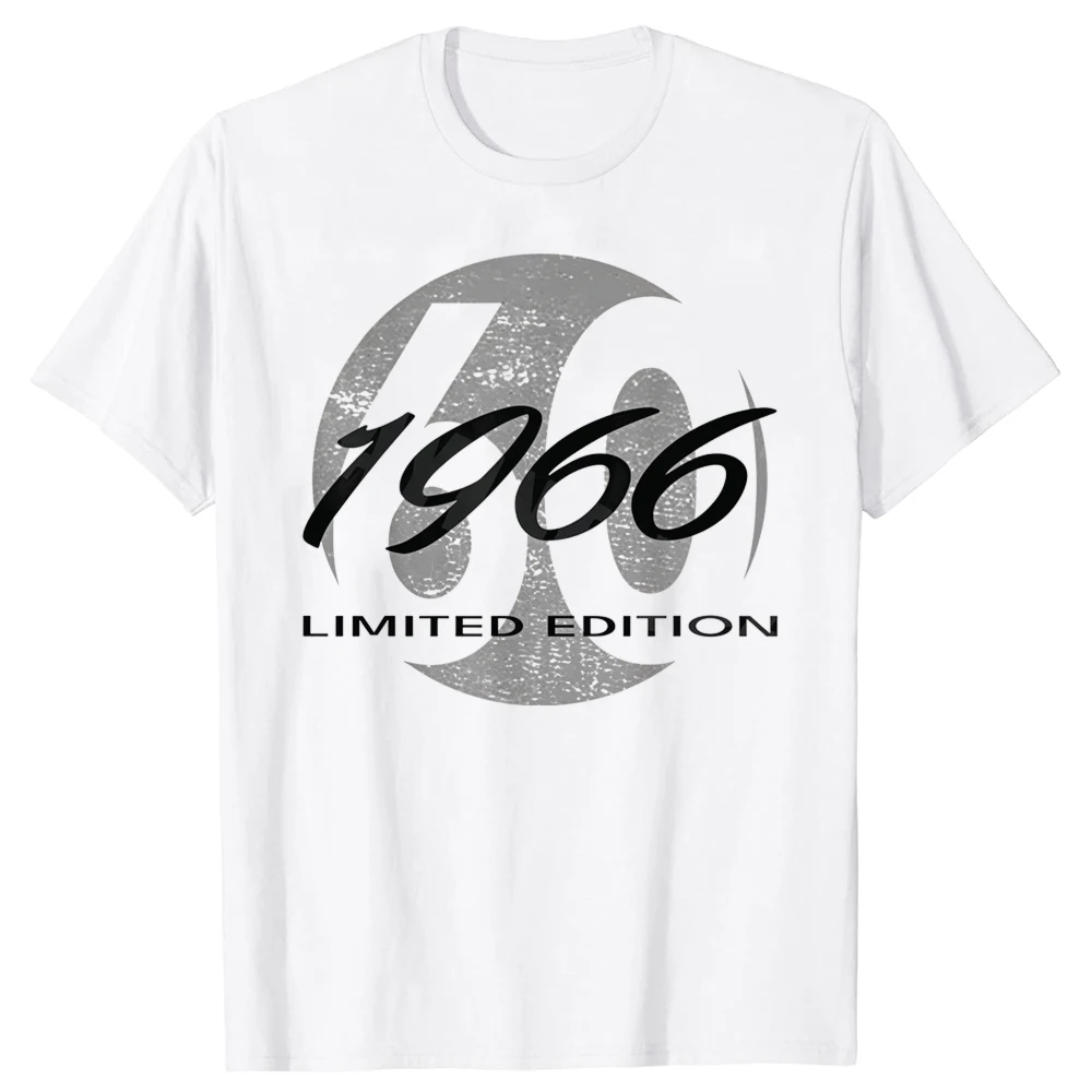 60. Geburtstag Mann Frau 60 Jahre 1966 Lustiges Geschenk T-Shirt Geboren 1966 Neuheit T-Shirt Damen Herren Persönlichkeit Top Geburtstagsgeschenk
