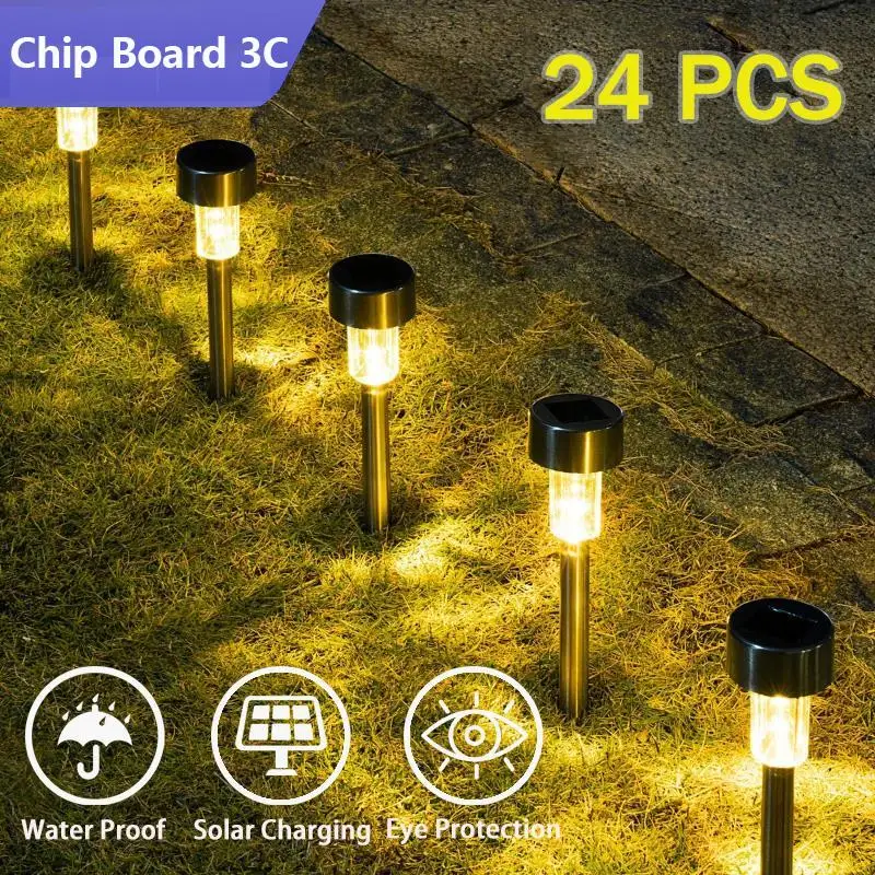 Solar Outdoor Lights Garden Lamp Solar Powered Waterproof Landscape Path Outdoor for Yard Backyard Lawn Patio Decorative solar lights solar fairy lights solar landscape lights solar pathway lights garden lights solar stair lights