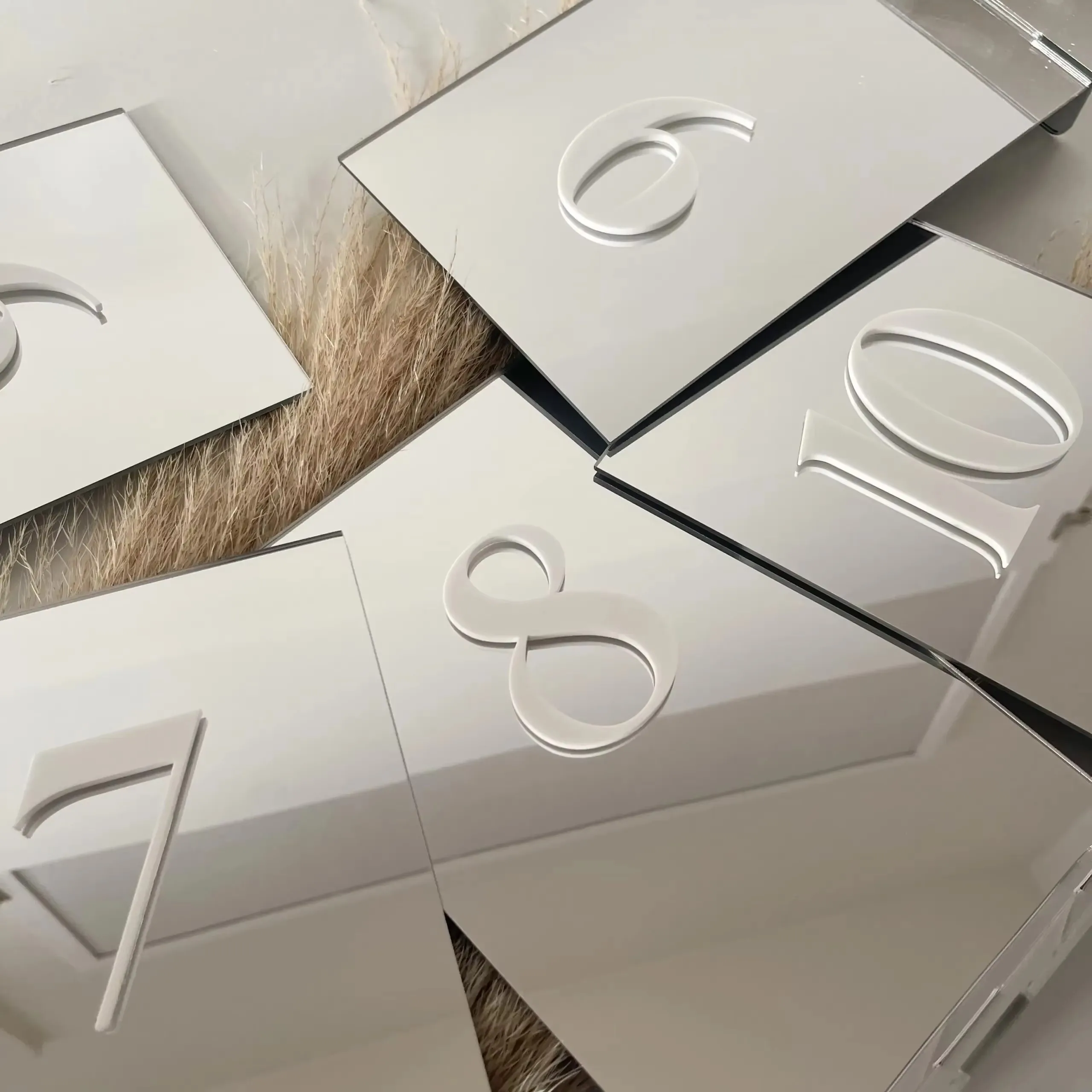 Wedding Table Numbers 3D Gold Mirror Wedding Table Decor Luxury Numbers Elegant Decor wedding table numbers
