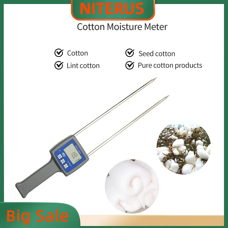 

Cotton Moisture Meter For Lint Seed Fabrics And Other Industries TK100C