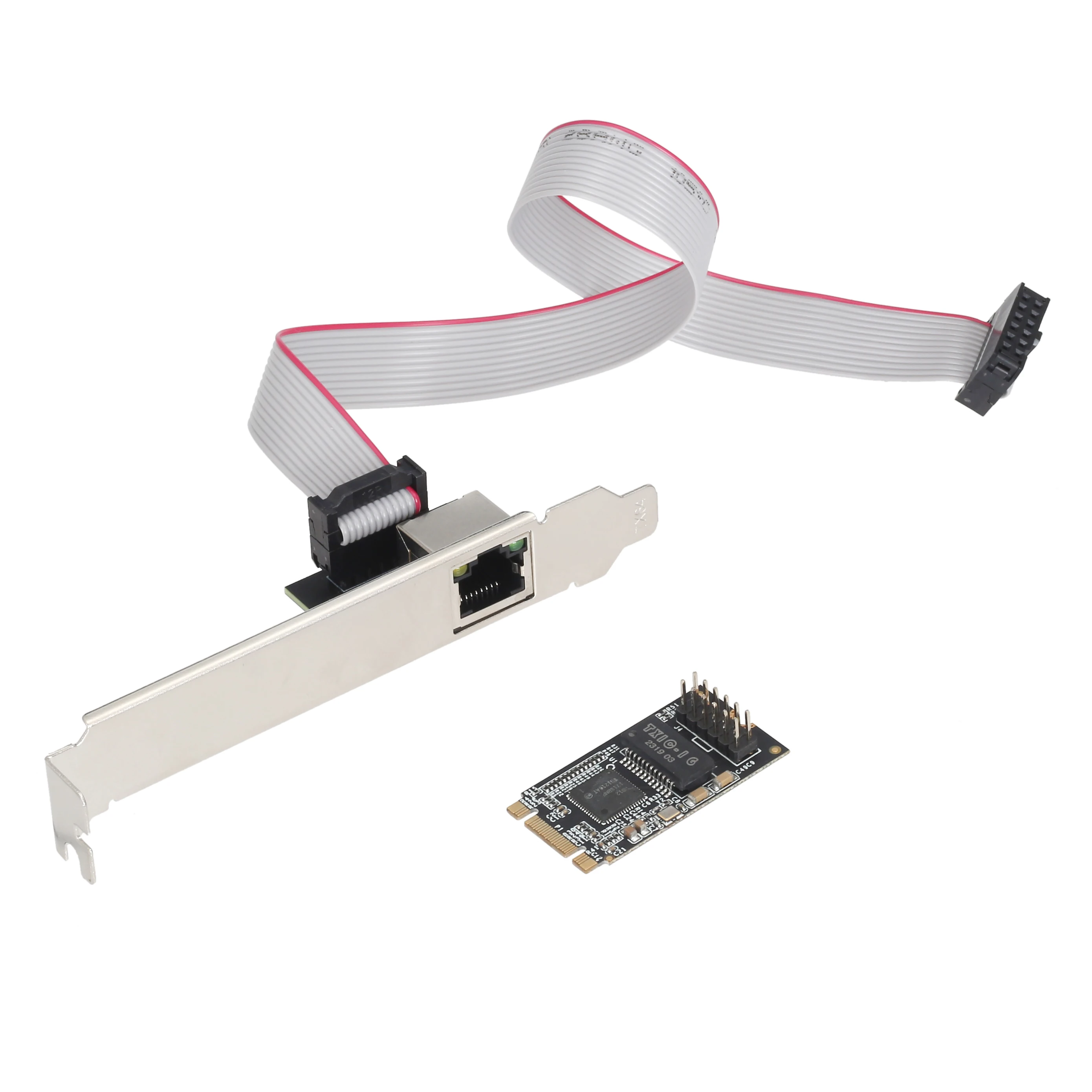 M.2 B-Key M-key 게임 PCIE 카드 M.2-PCIE 네트워크 어댑터 기가비트 네트워크 카드 이더넷 분배기 어댑터 Lan 카드