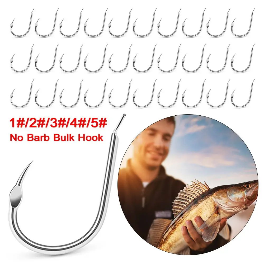 

Ghost Tooth Fishing Tackle Carbon Steel Tools Fishing Hook Carp Hook Fishing Gear No Barb Bulk Hook