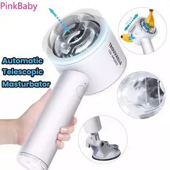 Male Masturbator Automatic Men Cup Realistic Vagina Vibrator Adult Anal Blowjob Pussy Stimulator Sex Toy for Male Intimate Goods 2