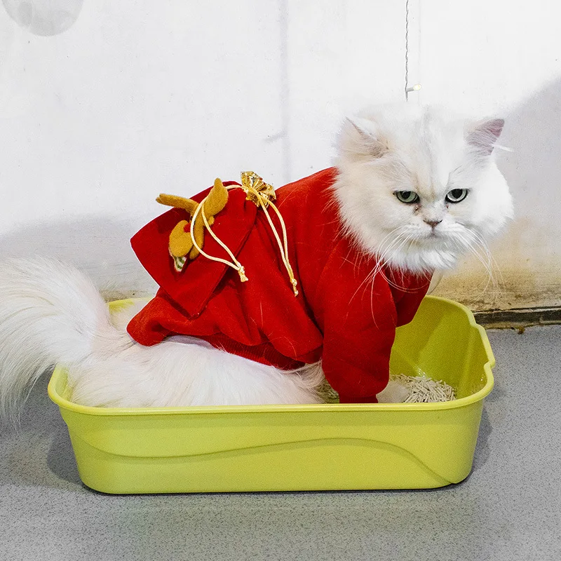 SmallCatLitterPanSimplePPSemiClosedKittenLitterBoxAnti