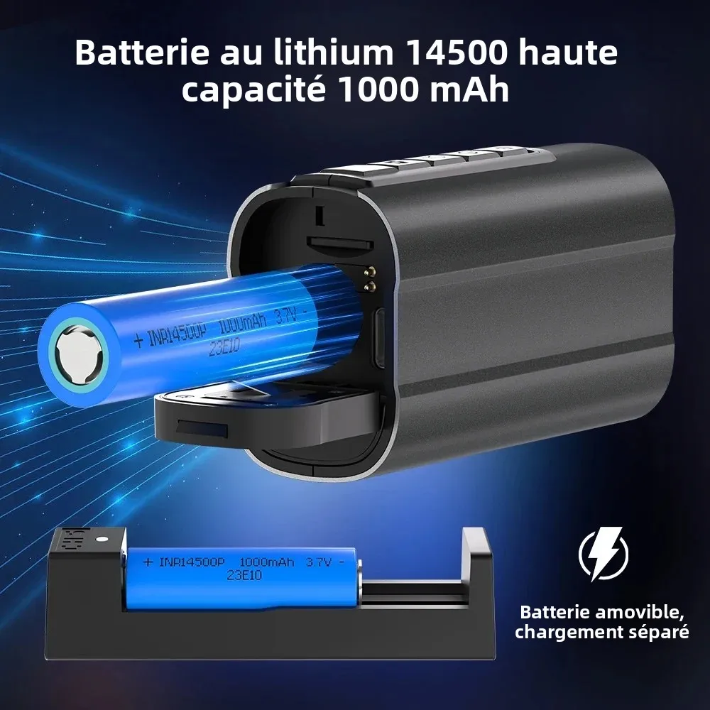 Caméra Action 4K avec 128GB TF Card - Blanc/Noir