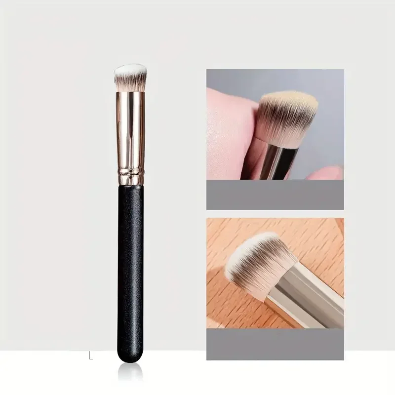 1/3PCS 프리미엄 파운데이션 컨실러 브러쉬, 브러쉬 아이 촘촘한 페이스 메이크업 브러쉬 언더 컨투어 블러셔 블렌딩을 위해 결점 없음