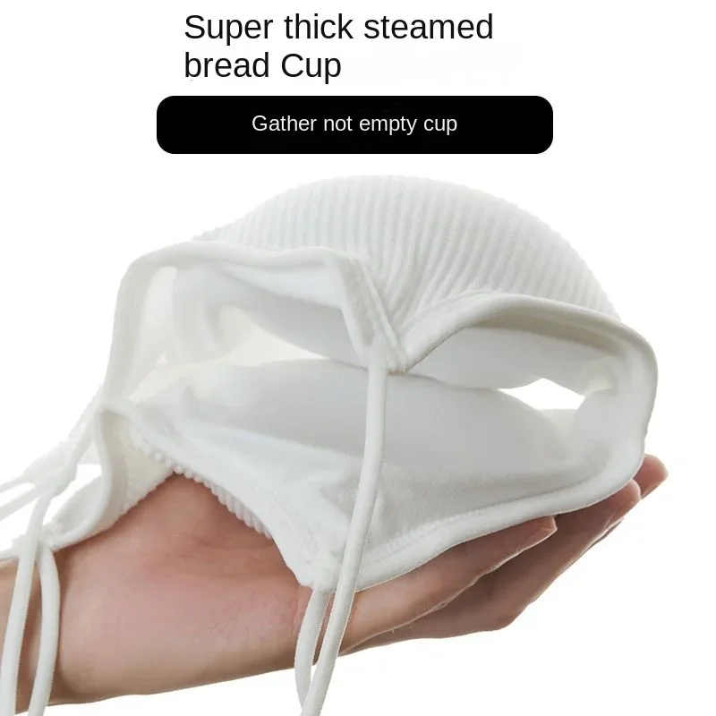 2025 New 10cm Extreme Push Up Bra for Flat Chest Wireless Ultra Thick Padded Bralette Seamless Closed Cup Small Breast Lingerie 3