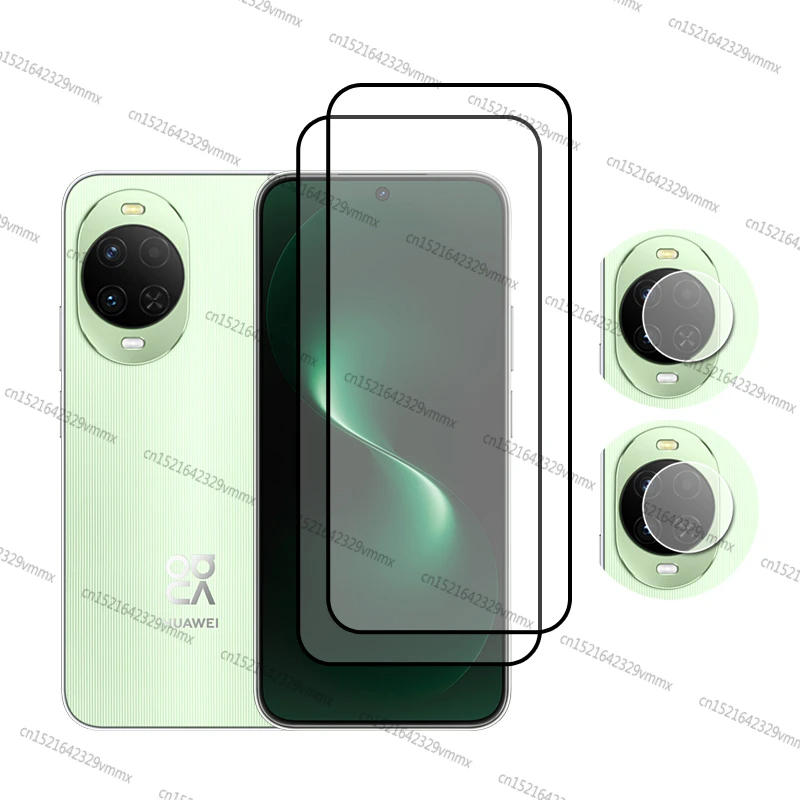 Premium Full Cover Tempered Glass Screen Protector and Camera Lens Film