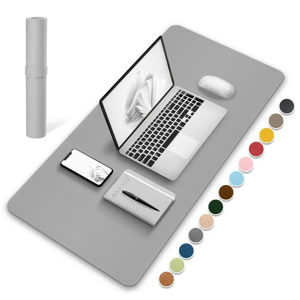 Home Office Tappetino per mouse grande Gamer Tappetino da scrivania in PU impermeabile Tappetino per mouse per computer Tappetino per tastiera Copravolo Tappetino per mouse da gioco  7