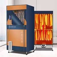 Портативная электрическая сушилка для одежды, 110 В-1600 Вт, подогрев одежды, путешествия, с таймером, электрическая сушилка для одежды — изображение 2