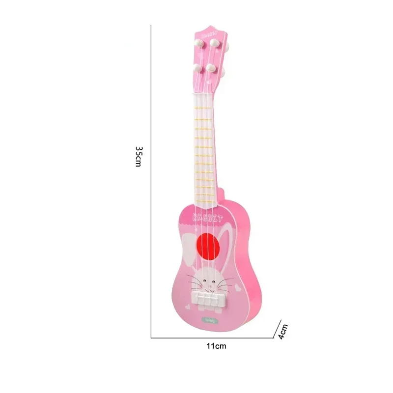 Kids Guitar Musical Instrument Ukulele Musical Montessori Toys for Children Learning Educational Toys Christmas Birthday Art Toy