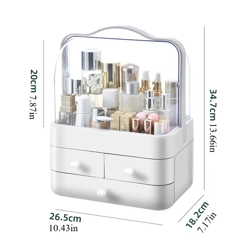 1 قطعة صندوق استقبال مستحضرات التجميل منظم ماكياج...