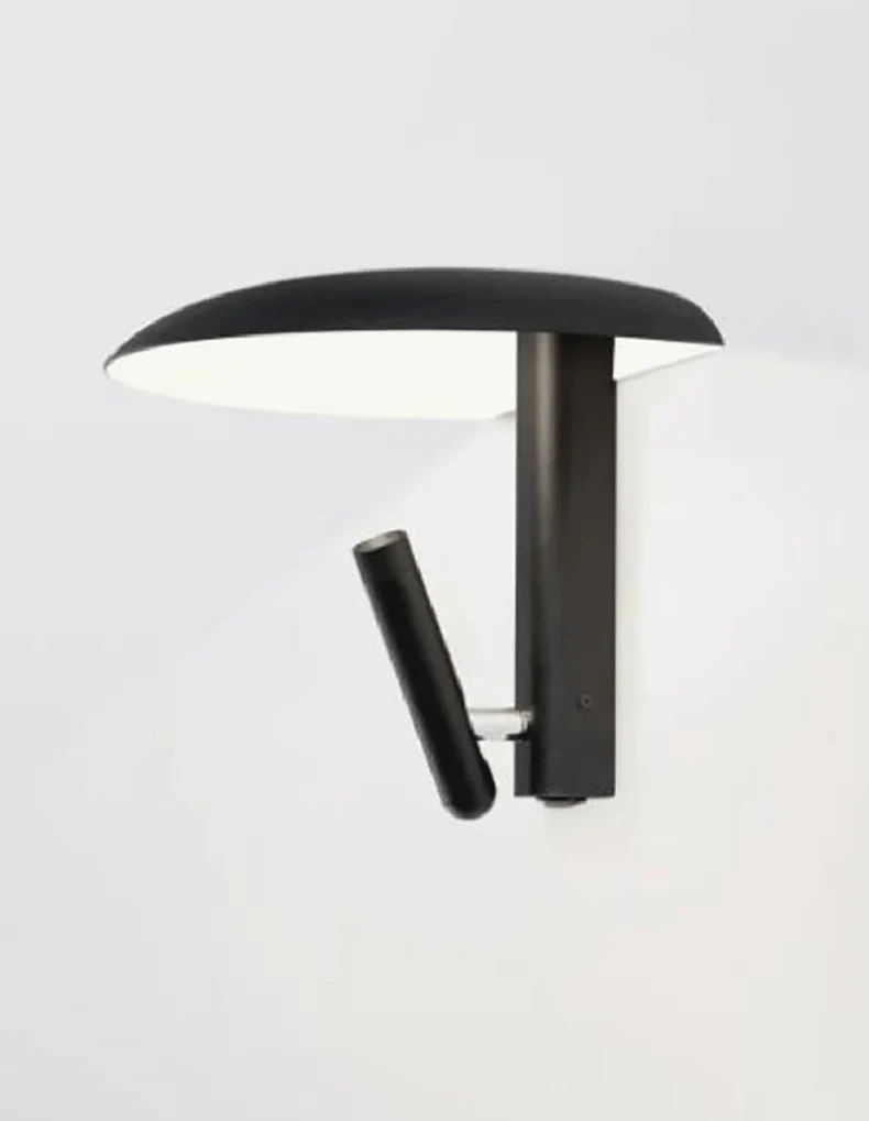 New Style Black Orange Green Metal Wall Light With Switch 3000K Mushroom Bedroom Dining Room Shop LED Rotatable Dropshipping