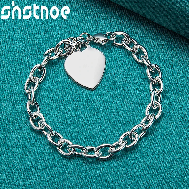  심플 하트 체인 목걸이 팔찌, 클래식 패션 하이 퀄리티 주얼리 세트, 여성용 파티 아내 선물