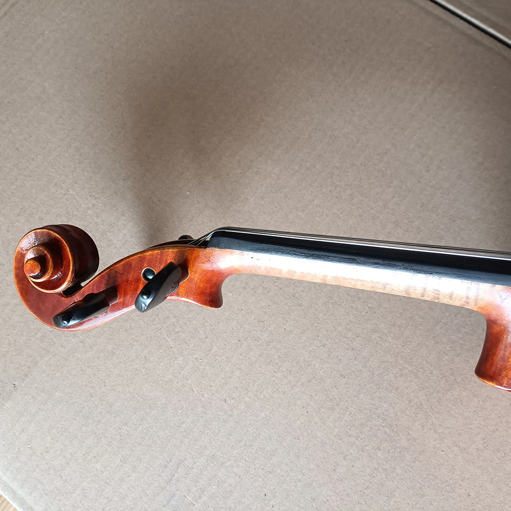over 30 years tiger patterned maple violin 4/4 Copy Antonio Strarius 1715 European Spruce oil varnish Professional Violin