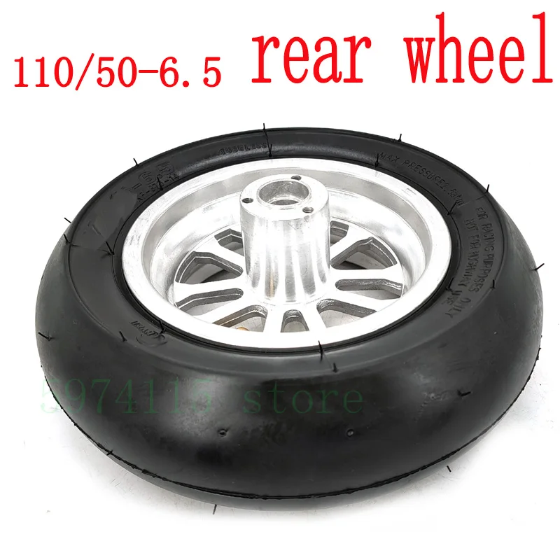 Rear Slick Tire for POCKET BIKE - 110x50-6.5, Wheels and Tires, Pocket Bike  Spare Parts 