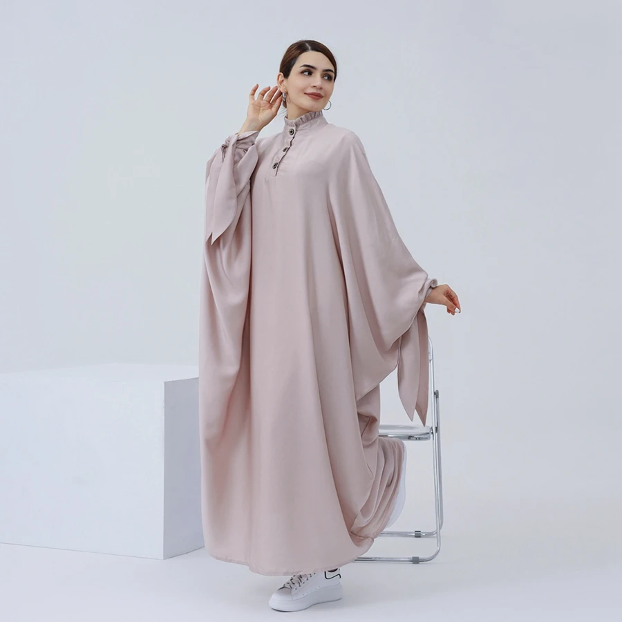 

Muslim Fashion Abayas for Women Dubai 2023 Batwing Sleeve African Long Max Dress Woman Ramadan Abaya Turkey Muslim Islam Robe