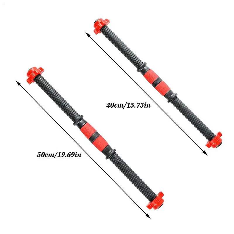 1-inch Dumbbell Handles 2pcs Adjustable Dumbbell Bar Handle Standard Threaded Handle For Men And Women Weightlifting