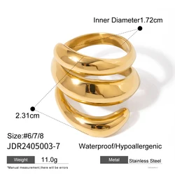 Elegant Gold - Tone Imitation Pearl Ring for Women - Stylish Engagement Party Jewelry Gift (JDR2405003 - 7)