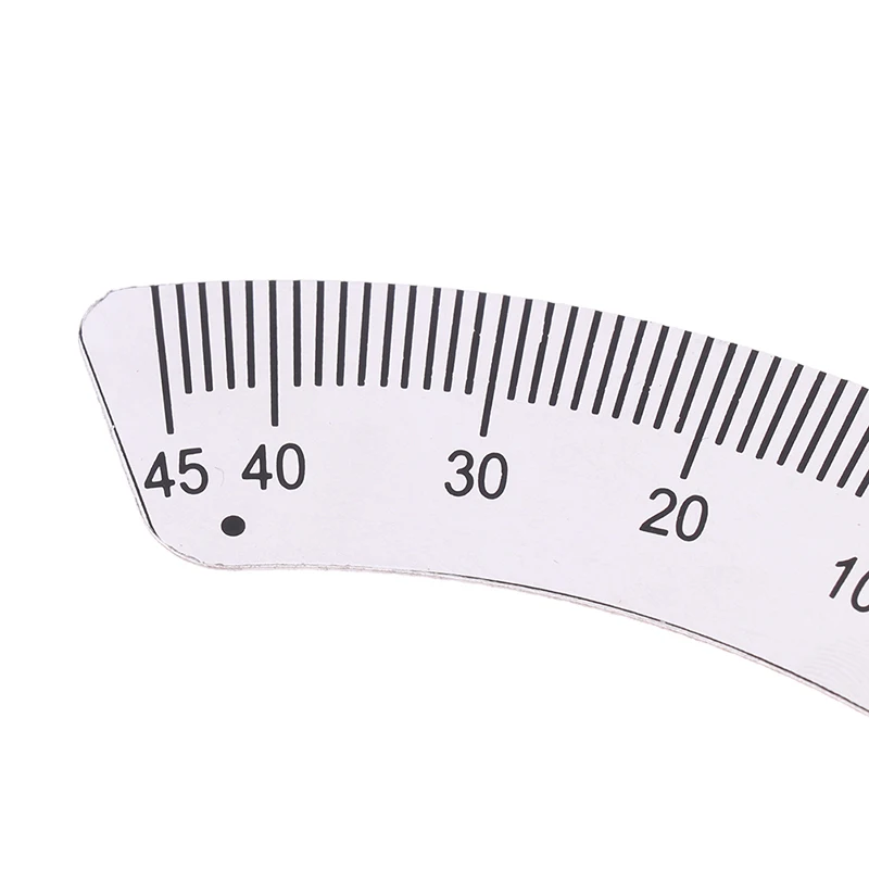 1pc Protractors Milling Machine Part - Angle Plate Scale Ruler 45 Degree Angle Arc Measuring Gauging Tools Caliper