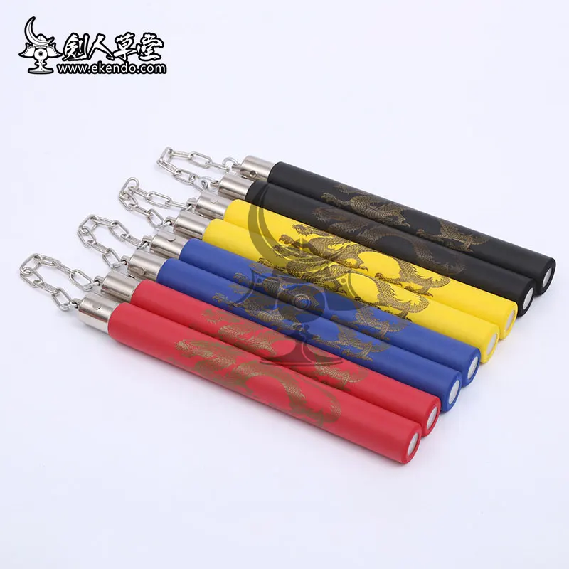 - IKENDO.NET-MAT001-Sponge Nunchucks-Kungfu-Sponge Nunchucks kung fu trainning equipment Jeet Kune Do equipment