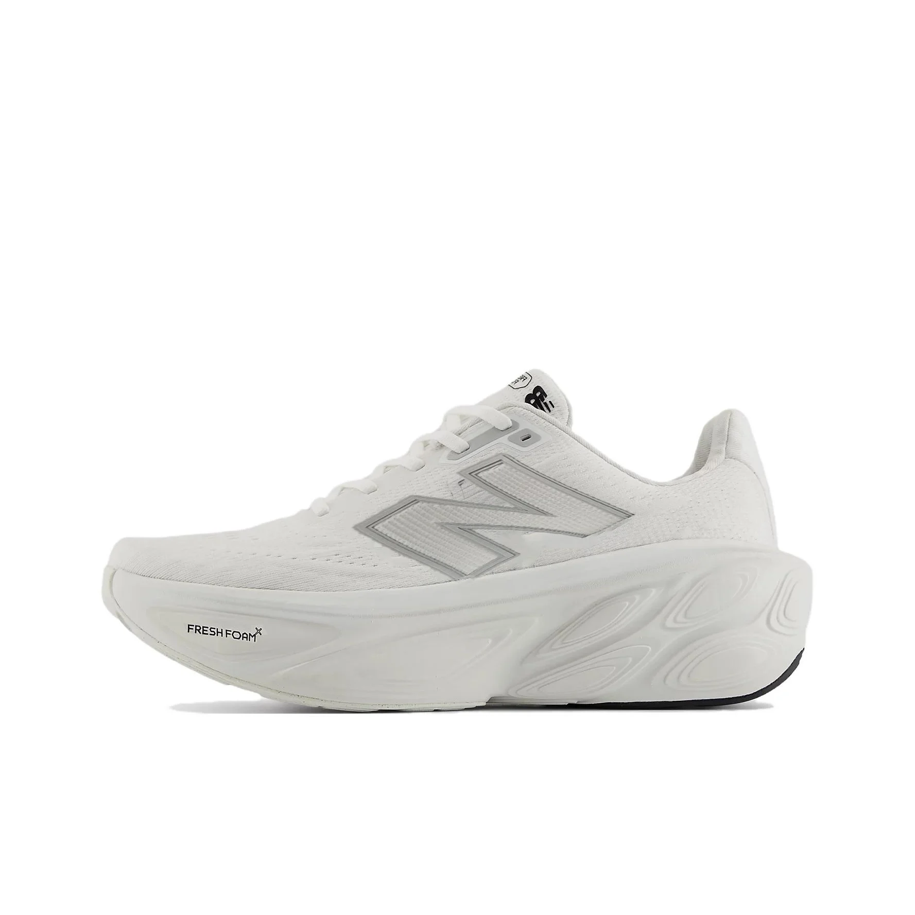 Chaussures de course New Balance NB Fresh Foam X More V5 pour hommes, coupe basse, blanc-gris MMORLW5 1