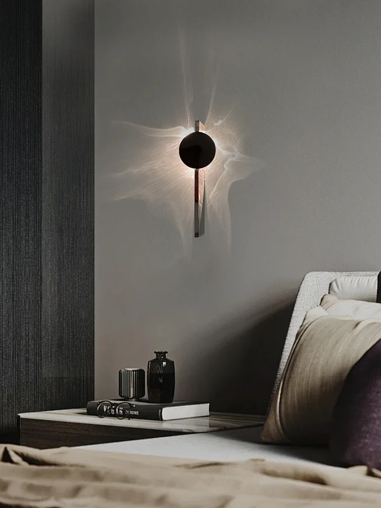 Minimalist LED Lamp Living Room Background Wall Lamp Foyer Bedroom Bedside LED Wall Aisle Atmosphere Creative Hanging