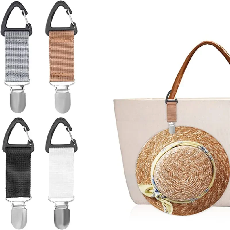 

Hat Clip for Camping Traveling Hanging on Bag Handbag Backpack Luggage for Adults Outdoor Travel Beach Camping Accsesories