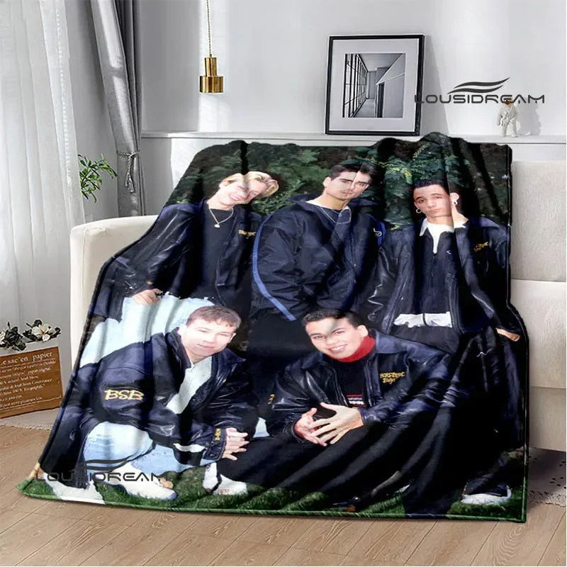 BSB band backstreet boys Print blanket picnic blanket Flannel Warm blankets Soft Cozy Blankets Home travel blanket Birthday Gift 2
