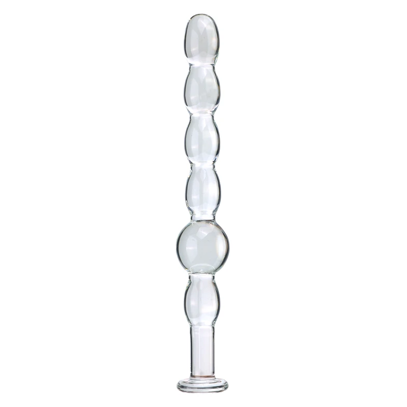 Glatt Transparentes Analplug Aus Glas Massagegerät Für Erwachsene_voghion.com