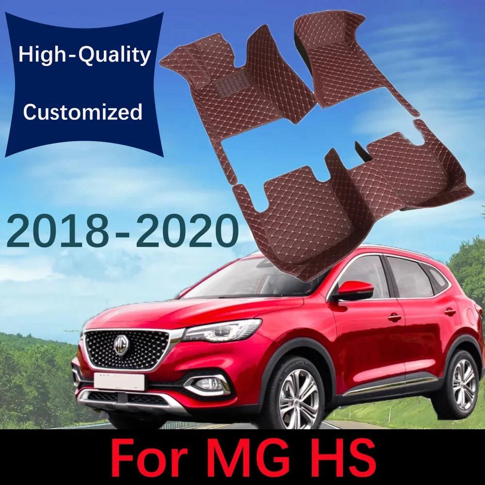 

Высококачественные кожаные автомобильные коврики под заказ для MG HS 2018 2019 2020 автомобильный коврик коврики подкладки для ног аксессуары для интерьера