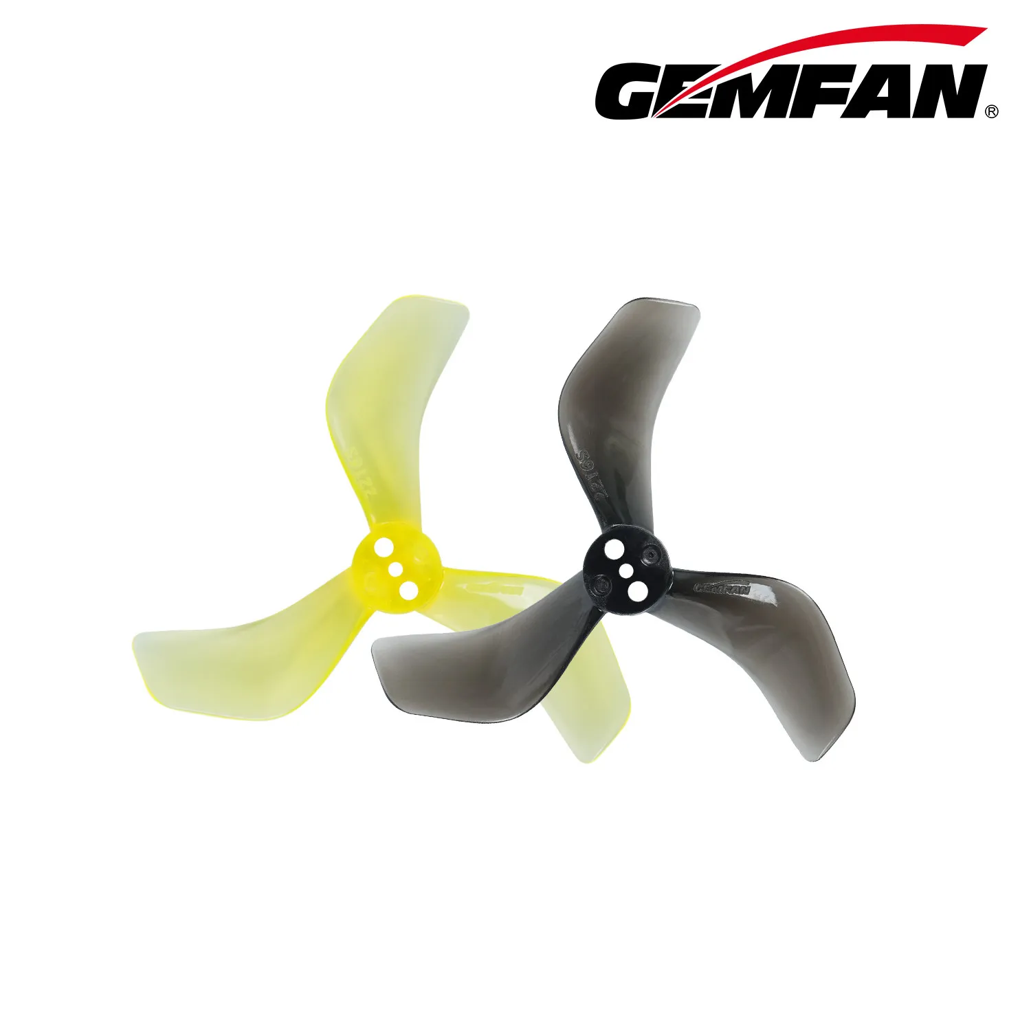 Hélices GEMFAN 2216S 3 pales PC 1.6" 4 paires pour micro drone FPV